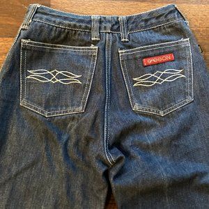 Vintage 1980s Women's Sasson Jeans High Waisted Unhemmed